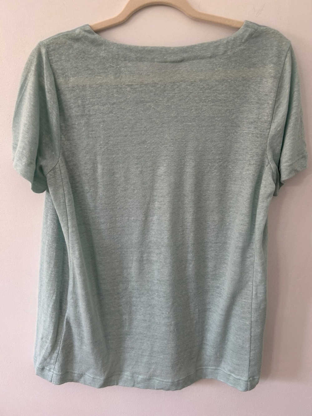 J.Jill Love Linen Top Women’s S Green Lightweight Flowy Short Sleeve Casual - Picture 7 of 14